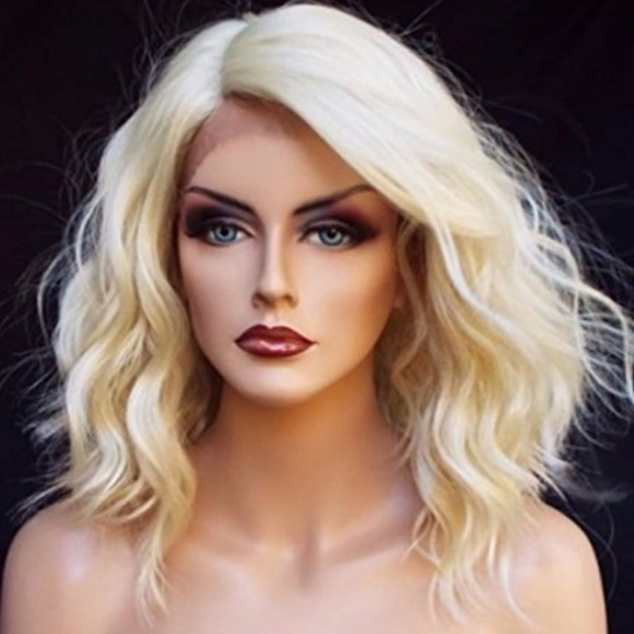 ✨HP 1/10 Beth Short Wavy Blonde LACE FRONT Wig*NWT